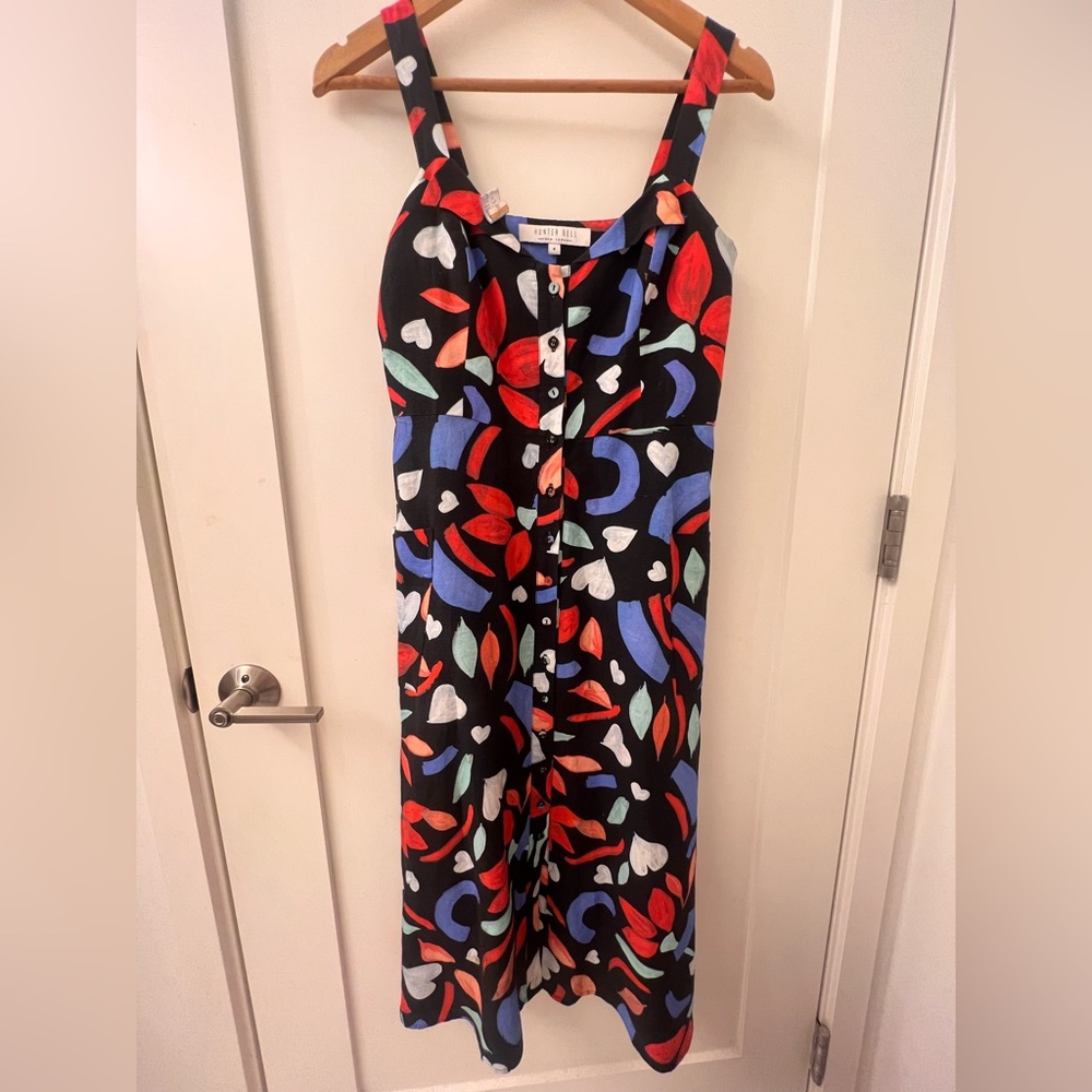 Hunter Bell Anderson linen midi/maxi dress